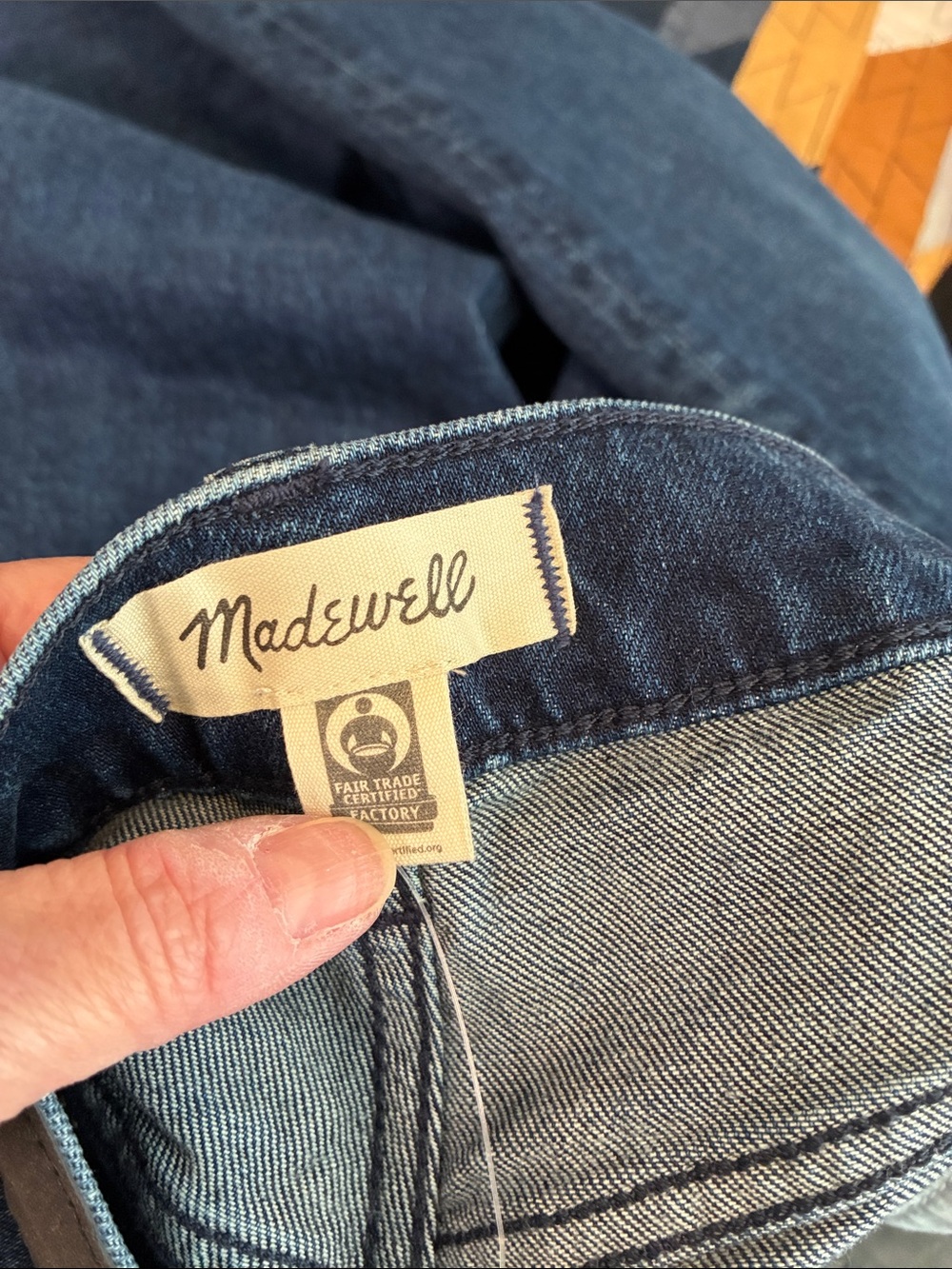 New Madewell The Perfect Vintage Wide-Leg Jean Sz 27 Tall - Picture 9 of 9
